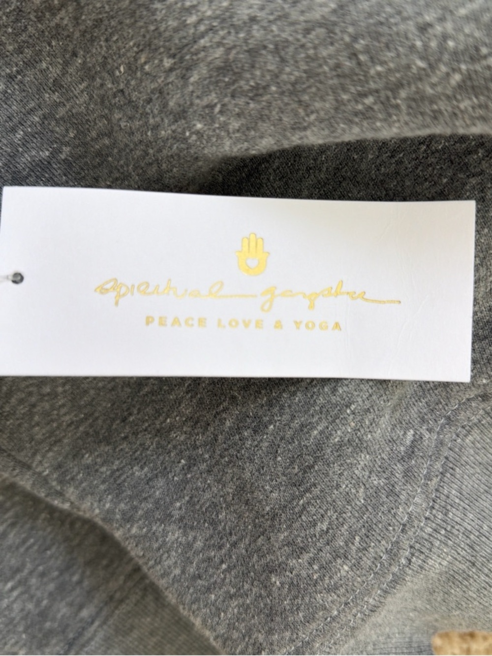 NWT Spiritual Gangster Premium Varsity Fleece Zip Hoodie π§β¨ - Picture 4 of 6
